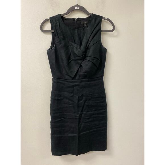 J. Crew Dresses & Skirts - Jcrew Black Linen Dress Sz 00